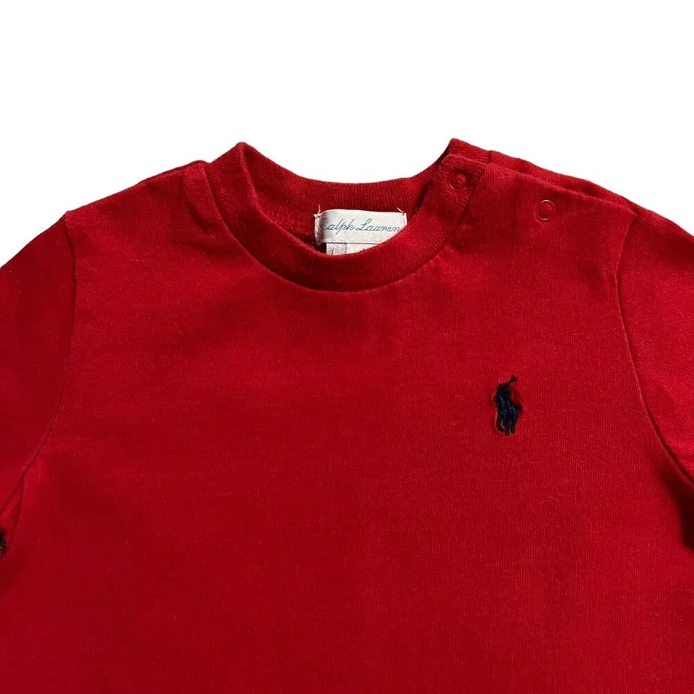 Ralph Lauren 9m Red Tee Shirt